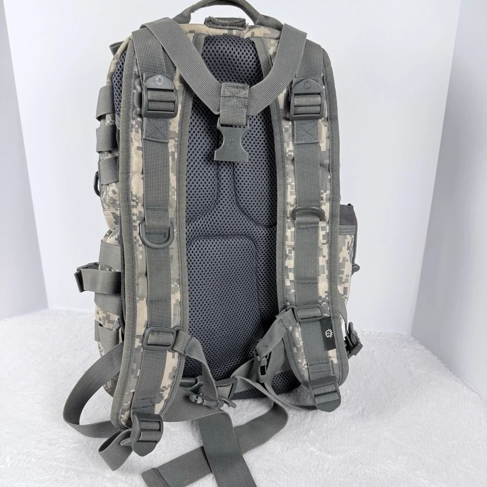 Protector Plus ACU Digital Camo Tactical Backpack MOLLE Hydration Military Pack